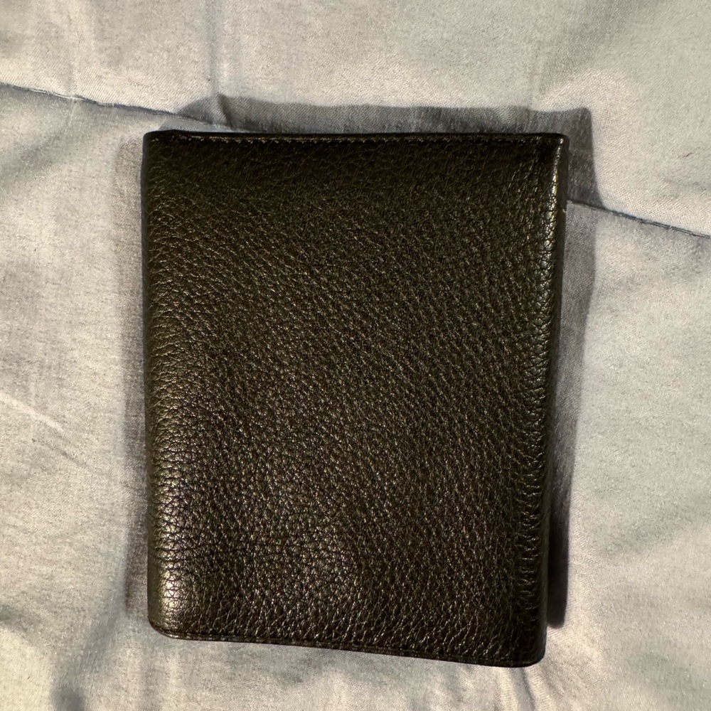 RW pebbled leather wallet